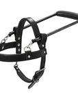 Guide Dog Harness Hilason Black Padded Genuine Leather Harness