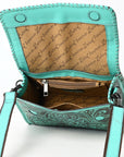 American Darling Crossbody Beautifully Hand Tooled Genuine Leather Western Women Bag Handbag Purse |