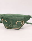 American Darling Suede Bag Genuine Leather Fanny Pack Bag