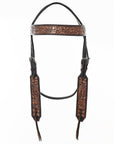 BAR H EQUINE Western Horse Headstall Breast Collar Set American Leather