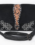 American Darling Crossbody Hand Tooled Genuine Suede Leather Women Bag Western Handbag Purse
