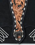 American Darling Crossbody Hand Tooled Genuine Suede Leather Women Bag Western Handbag Purse