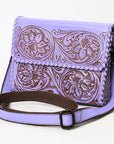 American Darling Crossbody Beautifully Hand Tooled Genuine Leather Western Women Bag Handbag Purse |