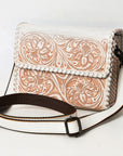 American Darling Crossbody Beautifully Hand Tooled Genuine Leather Western Women Bag Handbag Purse |
