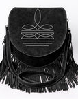 American Darling Crossbody Genuine Suede Leather women bag western handbag purse