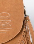 American Darling Crossbody Genuine Suede Leather women bag western handbag purse