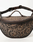 American Darling Fanny Pack Hand Tooled Genuine Western Leather Women Bag Handbag Purse |