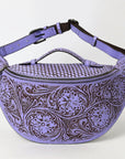 American Darling Fanny Pack Hand Tooled Genuine Western Leather Women Bag Handbag Purse |