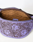 American Darling Fanny Pack Hand Tooled Genuine Western Leather Women Bag Handbag Purse |