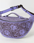 American Darling Fanny Pack Hand Tooled Genuine Western Leather Women Bag Handbag Purse |