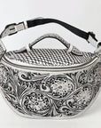 American Darling Fanny Pack Hand Tooled Genuine Western Leather Women Bag Handbag Purse |