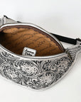American Darling Fanny Pack Hand Tooled Genuine Western Leather Women Bag Handbag Purse |