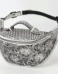 American Darling Fanny Pack Hand Tooled Genuine Western Leather Women Bag Handbag Purse |