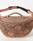 American Darling Fanny Pack Hand Tooled Genuine Western Leather Women Bag Handbag Purse |