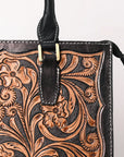 American Darling Hand Tooled Genuine Leather Tote Bag | Western Travel Bags College