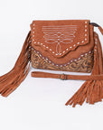 American Darling Cross Body Hand Tooled Suede Genuine Western Leather Women Bag Western Handbag Purse
