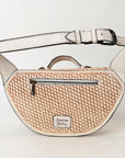 American Darling Fanny Pack Hand Tooled Genuine Western Leather Women Bag Handbag Purse |
