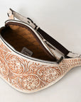 American Darling Fanny Pack Hand Tooled Genuine Western Leather Women Bag Handbag Purse |