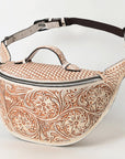 American Darling Fanny Pack Hand Tooled Genuine Western Leather Women Bag Handbag Purse |