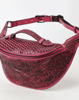 American Darling Fanny Pack Hand Tooled Genuine Western Leather Women Bag Handbag Purse |