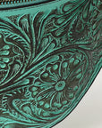 American Darling Fanny Pack Hand Tooled Genuine Western Leather Women Bag Handbag Purse |