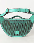 American Darling Fanny Pack Hand Tooled Genuine Western Leather Women Bag Handbag Purse |