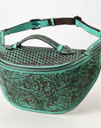 American Darling Fanny Pack Hand Tooled Genuine Western Leather Women Bag Handbag Purse |