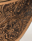 American Darling Fanny Pack Hand Tooled Genuine Western Leather Women Bag Handbag Purse |