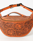 American Darling Fanny Pack Hand Tooled Genuine Western Leather Women Bag Handbag Purse |
