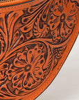 American Darling Fanny Pack Hand Tooled Genuine Western Leather Women Bag Handbag Purse |