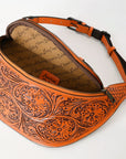 American Darling Fanny Pack Hand Tooled Genuine Western Leather Women Bag Handbag Purse |