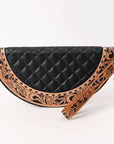 ADBG1666 Taco Hand Tooled Genuine Western Leather Women Bag