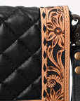 ADBG1667 Organiser Hand Tooled Genuine Western Leather Women Bag