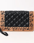 ADBG1667 Organiser Hand Tooled Genuine Western Leather Women Bag