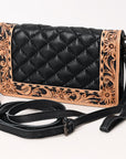 ADBG1667 Organiser Hand Tooled Genuine Western Leather Women Bag
