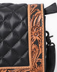 ADBG1673 Organiser Hand Tooled Genuine Western Leather Women Bag