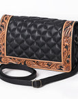 ADBG1673 Organiser Hand Tooled Genuine Western Leather Women Bag