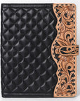 ADBG1676 Portfolio Hand Tooled Genuine Western Leather Women Bag