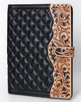 ADBG1676 Portfolio Hand Tooled Genuine Western Leather Women Bag