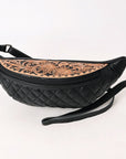 ADBG1680 Fanny Pack Hand Tooled Genuine Western Leather Women Bag
