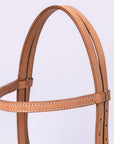 Hilason Western Horse Noseband Rawhide Genuine American Leather Headstall