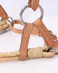 Hilason Western Horse Noseband Rawhide Genuine American Leather Headstall