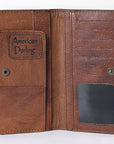 American Darling Western Genuine Leather Handbag Purse Wallet Bag For Women Girl