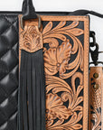 American Darling Tote Hand Tooled Genuine Leather Women Bag Western Handbag Purse