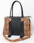 American Darling Tote Hand Tooled Genuine Leather Women Bag Western Handbag Purse