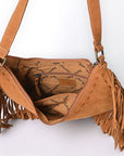 American Darling Small Crossbody Suede Genuine Leather Women's Bag Western Handbag Purse |