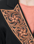 American Darling Genuine leather Hand tooled hand carved Women Blazer dress jacket ladies Girl ADBZ060