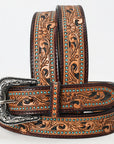 American Darling Beautifully Hand Tooled Genuine American Leather Belt Men and Women