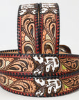American Darling Beautifully Hand Tooled Genuine American Leather Belt Men and Women