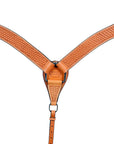 HILASON Western Horse Headstall Breast Collar Set Tack Genuine American Leather